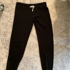 Monrow Black Jogger Pants